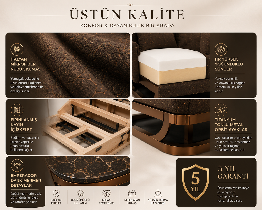 DIEZ MASİON 0rbıt Prestige Koltuk Takımı