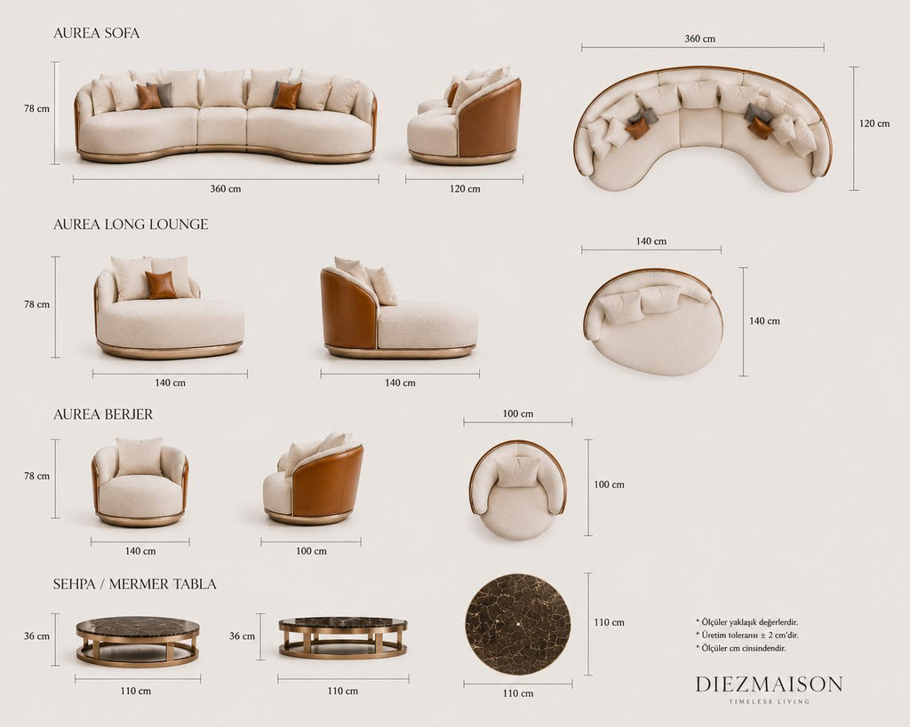AUREA Sofa Collection - AUREA Koltuk Takımı